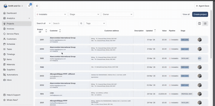 Pushing a Project from Payaca to Spruce as a new Job